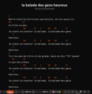 tablette ou papier sur scène