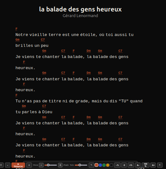 tablette ou papier sur scène