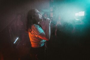 matériel tablette pour jouer sur scène